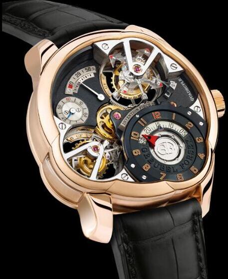 Replica Greubel Forsey Watch Invention Piece 2 Red Gold Men